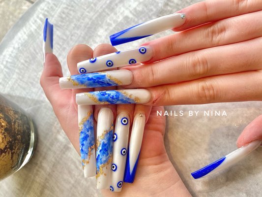 Long Nails with beautiful nail art designs - Our professional nail artists commit to your satisfaction in long nail with requested nail art, nail designs, Instagram nails. Long Nails with beautiful nail art designs - Our professional nail artists commit to your satisfaction in long nail with requested nail art, nail designs, Instagram nails.