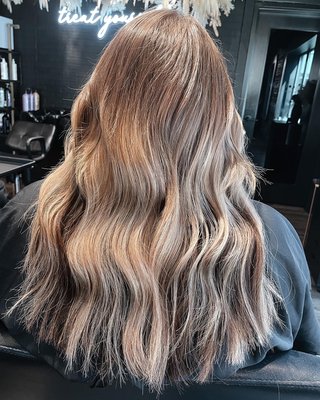 Tape-In Hair Extensions - The perfect way to add more length to your hair without it feeling like it weighing you down. Come in and get a free consultation for the best hair extension method for you! Tape-In Hair Extensions - The perfect way to add more length to your hair without it feeling like it weighing you down. Come in and get a free consultation for the best hair extension method for you!