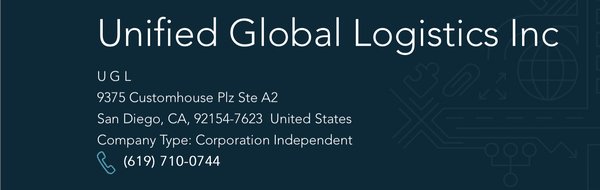 Unified Global Logistics - We provided electrostatic disinfection service to protect their employees from a potential exposure to Covid-19. Unified Global Logistics - We provided electrostatic disinfection service to protect their employees from a potential exposure to Covid-19.