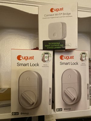 August locks all type available - This is for a smart home in Manhattan n.y August locks and key pad deadbolt and levers installed and supplied