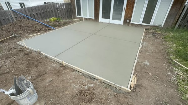 Concrete Work - New concrete patios, sidewalks, driveways & more. Concrete Work - New concrete patios, sidewalks, driveways & more.