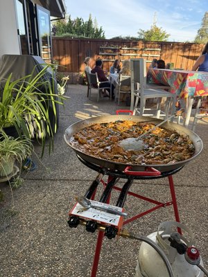 Celebrating friends - Cooked paella for a group of friends in a backyard in Redwood City. It
Was a beautiful evening celebrating friends. Glad we could take part. Celebrating friends - Cooked paella for a group of friends in a backyard in Redwood City. It
Was a beautiful evening celebrating friends. Glad we could take part.