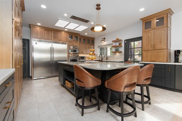 Sierra Madre Kitchen remodel - This Kitchen was small in comparison to the rest of the house, we took the laundry room and moved it downstairs. Opened up the wall to the family room to create a large kitchen that the family could entertain guests so they can create lots of memories. Sierra Madre Kitchen remodel - This Kitchen was small in comparison to the rest of the house, we took the laundry room and moved it downstairs. Opened up the wall to the family room to create a large kitchen that the family could entertain guests so they can create lots of memories.