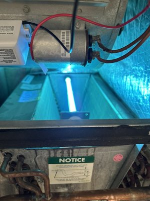 Uv light installations - These are some of the uv lights that we have installed. By installing an HVAC UV light, you can eliminate mold and mildew, kill viruses and bacteria, and reduce odors, all of which will improve the quality of your indoor air. Additionally, UV lights increase the efficiency of your HVAC system. The UV lamps will clean the coils and air that passes through the HVAC system naturally. Uv light installations - These are some of the uv lights that we have installed. By installing an HVAC UV light, you can eliminate mold and mildew, kill viruses and bacteria, and reduce odors, all of which will improve the quality of your indoor air. Additionally, UV lights increase the efficiency of your HVAC system. The UV lamps will clean the coils and air that passes through the HVAC system naturally.