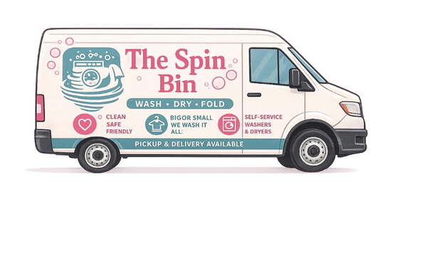 Pick-up and Delivery Available - Laundry day just got easier! With our Wash & Fold service, you can skip the hassle and simply schedule a pick-up and we’ll take care of the rest. Our team washes, dries, and perfectly folds your clothing, then delivers it fresh and ready to wear right to your door. Easy, affordable, clean, and reliable service you can count on.