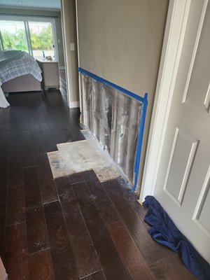 Long Beach drain pipe issues. - The homeowner found  that the drainpipe was broken at the sill plate. This home was a new purchase, and unfortunately, the home inspector never picked up on the issue.