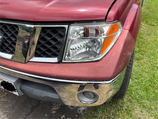 Headlight restoration - Headlights not shining the way anymore I got you. A few hours of time and drive away shining bright.