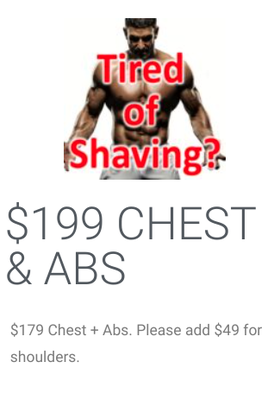 Laser Hair Removal Studio - GET up to $75 OFF
You will receive $25 off when your friend spends $100 or more, or $50 off when your friend spends $300 or more. or $75 off when your friend spends $499 or more. Can not be combined with any other promotion.