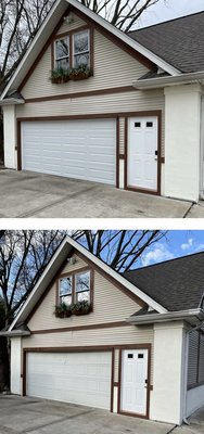 Hinsdale Garage Door Installation - C.H.I # 4283 Raised Long Panel in White Hinsdale Garage Door Installation - C.H.I # 4283 Raised Long Panel in White