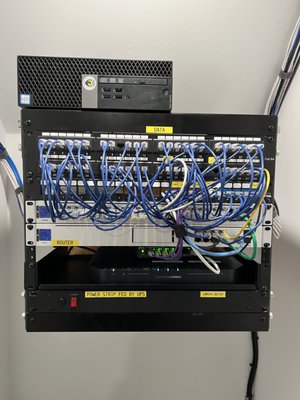 Network Clean up - Alpha IT Solutions organizes messy network cabinets, untangles and labels cables, removes unused equipment, and reviews network connections. We create a cleaner, more manageable setup that simplifies troubleshooting and future upgrades. Network Clean up - Alpha IT Solutions organizes messy network cabinets, untangles and labels cables, removes unused equipment, and reviews network connections. We create a cleaner, more manageable setup that simplifies troubleshooting and future upgrades.
