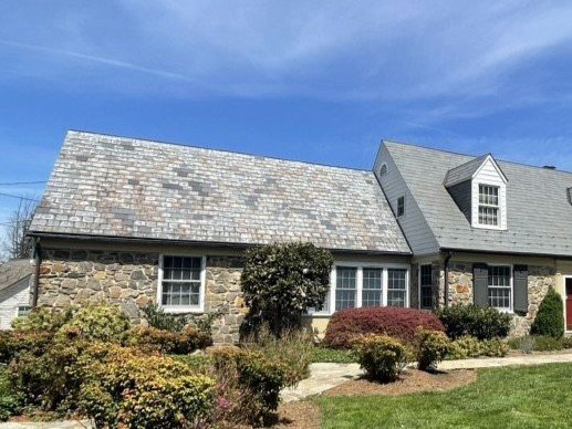 Slate and Copper Project - Slate Roof Replacement, Copper Gutters and Down Spouts