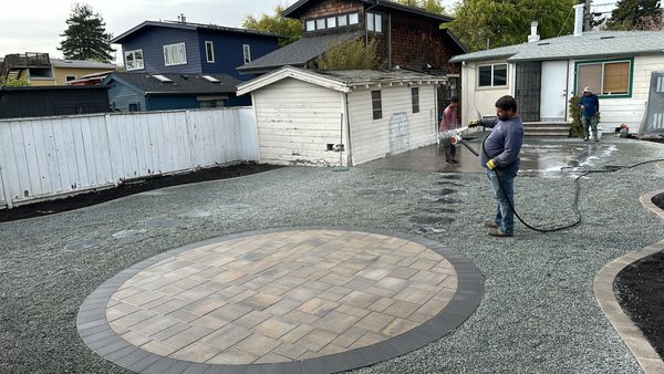 PAVER CONSTRUCTION - Installation of pavers, covering stairs, laying stones, building a fence, creating a garden bed. PAVER CONSTRUCTION - Installation of pavers, covering stairs, laying stones, building a fence, creating a garden bed.