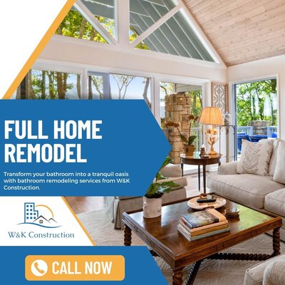 Full Home Remodel - Looking for a full Home remodel for your residential property near me? Call Now to book an estimate! Full Home Remodel - Looking for a full Home remodel for your residential property near me? Call Now to book an estimate!