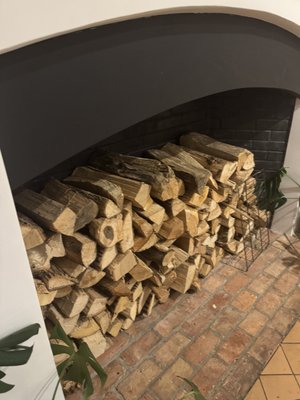 Stacked Firewood - Stacking is when we neatly stack your firewood in a location of your choice — whether that’s your porch, woodshed, garage, or a spot by your fire pit. Instead of leaving the wood in a loose pile or in the driveway, we take the extra time to organize it for you, so it’s ready to use and looks great too.
Stacking is for:
Busy homeowners
Second home owners
Families
Older adults and retirees
People with ailing backs Stacked Firewood - Stacking is when we neatly stack your firewood in a location of your choice — whether that’s your porch, woodshed, garage, or a spot by your fire pit. Instead of leaving the wood in a loose pile or in the driveway, we take the extra time to organize it for you, so it’s ready to use and looks great too.
Stacking is for:
Busy homeowners
Second home owners
Families
Older adults and retirees
People with ailing backs