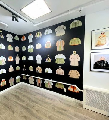 Vinyl Wallpaper - Custom printed vinyl wallpaper printed and installed on walls for Marfa Stance in NYC