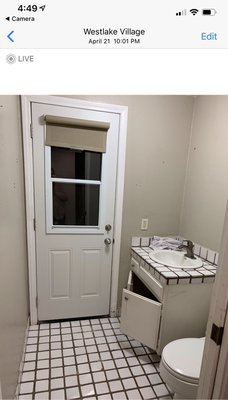 Powder Room conversion to shower bathroom, in Westlake! - Powder room conversion from 1/2 bath to full bath in Westlake Village, Ca. Powder Room conversion to shower bathroom, in Westlake! - Powder room conversion from 1/2 bath to full bath in Westlake Village, Ca.