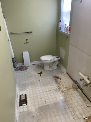 Bathroom Floor and New Vanity sink Remodel - Installing a New Floor and vanity Sink, Bathroom Floor and New Vanity sink Remodel - Installing a New Floor and vanity Sink,