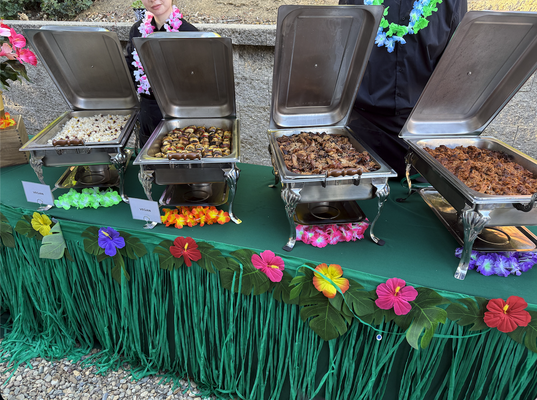 Hawaiian Company Lunch - No matter the guest count, we tailor our catering packages to fit your needs—ensuring a smooth, memorable appreciation event. Hawaiian Company Lunch - No matter the guest count, we tailor our catering packages to fit your needs—ensuring a smooth, memorable appreciation event.