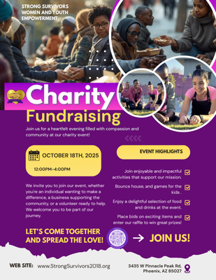 Charity Event - This charity event is to bring awareness to mental health, and give back to our community Charity Event - This charity event is to bring awareness to mental health, and give back to our community