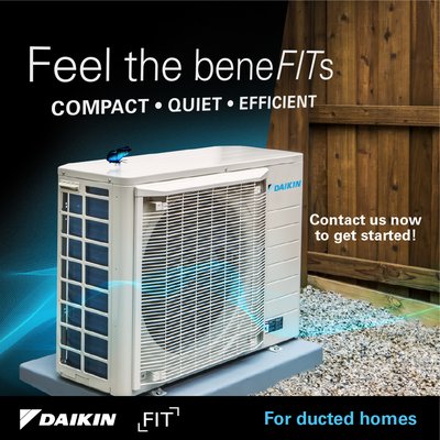 Daikin Fit Systems - Feel the benefits - Compact, Quiet, Efficient Daikin Fit Systems - Feel the benefits - Compact, Quiet, Efficient
