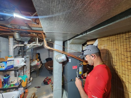 Furnace, AC and Acoil replacement. - This man was told his complete system replacement options would start at 10,000 and go up from there. we had it done the next day for $7200. Furnace, ac, acoil and lineset. We even threw on a stat (for free) since his was obsolete. Furnace, AC and Acoil replacement. - This man was told his complete system replacement options would start at 10,000 and go up from there. we had it done the next day for $7200. Furnace, ac, acoil and lineset. We even threw on a stat (for free) since his was obsolete.