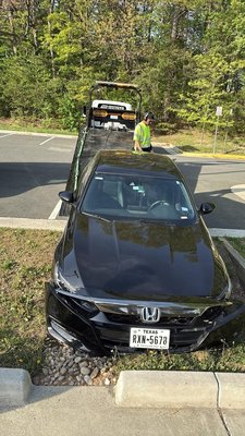 Accident - we do accident recovery winch out and all