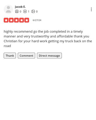 Customer testimony..... - This is what customers are saying about us!! Contact us for your needs! Customer testimony..... - This is what customers are saying about us!! Contact us for your needs!