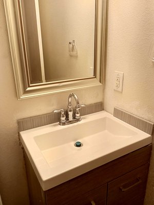 Sink/Shower remodel - Plumbing:
• Fixing leaky faucets
• Unclogging drains
• Installing or replacing fixtures (sinks, toilets, showers) Sink/Shower remodel - Plumbing:
• Fixing leaky faucets
• Unclogging drains
• Installing or replacing fixtures (sinks, toilets, showers)