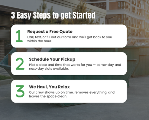 Fast, Affordable & Stress-Free - Family owned reliable junk removal you can count on! Serving Champaign-Urbana and surrounding areas. Our pricing is based on how much space your items take up in our truck. We offer free, no-pressure estimates — and you can even text us photos for a fast quote. No hidden fees, ever. So let Meyer Family Junk Removal handle the heavy lifting. Get your free estimate today! Fast, Affordable & Stress-Free - Family owned reliable junk removal you can count on! Serving Champaign-Urbana and surrounding areas. Our pricing is based on how much space your items take up in our truck. We offer free, no-pressure estimates — and you can even text us photos for a fast quote. No hidden fees, ever. So let Meyer Family Junk Removal handle the heavy lifting. Get your free estimate today!