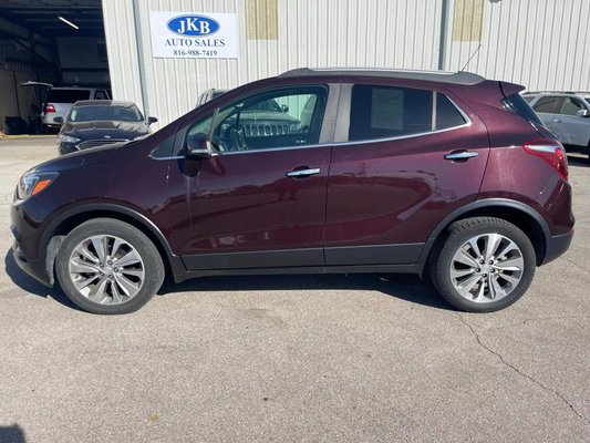 2018 BUICK ENCORE - VIN
KL4CJASB8JB618858
Mileage
102,709 mi
Engine
4-CYL, ECOTEC, 1.4T
Drive Train
FWD
Stock Number
618858
Transmission
AUTOMATIC
Trim
PREFERRED SPORT UTILITY 4D
Exterior Color
PURPLE
Interior Color
BLACK
Body Type
SUV 2018 BUICK ENCORE - VIN
KL4CJASB8JB618858
Mileage
102,709 mi
Engine
4-CYL, ECOTEC, 1.4T
Drive Train
FWD
Stock Number
618858
Transmission
AUTOMATIC
Trim
PREFERRED SPORT UTILITY 4D
Exterior Color
PURPLE
Interior Color
BLACK
Body Type
SUV