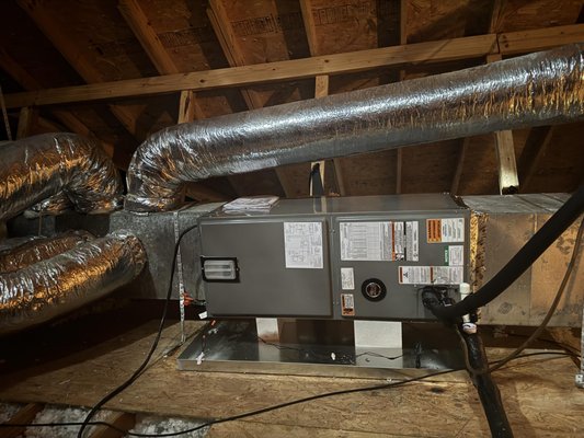 Airhandler Changeout - Integrity Heating & Air, LLC. replaced this customers air handler with a new unit!