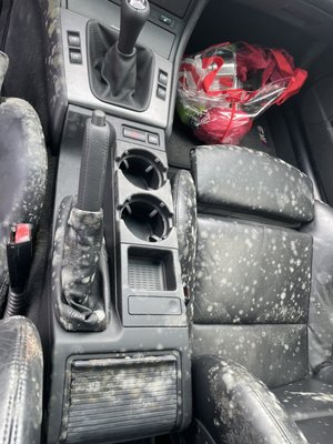 Restoring a Moldy Interior and Making It Look Brand New!! - We got a call from a customer who had left his car for vacation for a few weeks. When he got back he found a leak and a ton of mold on his interior. We showed to his office and performed a deep interior detail while he was working. By the time he was ready to go home he had a brand new looking interior and was mold free!! Restoring a Moldy Interior and Making It Look Brand New!! - We got a call from a customer who had left his car for vacation for a few weeks. When he got back he found a leak and a ton of mold on his interior. We showed to his office and performed a deep interior detail while he was working. By the time he was ready to go home he had a brand new looking interior and was mold free!!