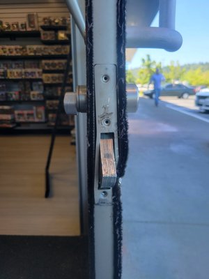 Emergency Break in - Same day emergency break in where the stationary door was completely ripped out. Was able to install and provide new lock for the costumer and secure the location same day while they wait for a new door. Emergency Break in - Same day emergency break in where the stationary door was completely ripped out. Was able to install and provide new lock for the costumer and secure the location same day while they wait for a new door.