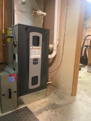 Furnace Installation - Our expert team has just completed the installation of the ideal furnace that everyone desires - a cutting-edge two-stage American Standard furnace, complete with attractive financing options. We also offer optional upgrades such as a furnace base that not only raises the furnace off the floor but also enhances air flow, extending the life of the blower motor. And to top it off, we install a 4" high-efficiency air cleaner to the left of the furnace, ensuring the best possible indoor air quality. Trust us for professional furnace installations that deliver unparalleled comfort and air quality, meeting all your heating needs Furnace Installation - Our expert team has just completed the installation of the ideal furnace that everyone desires - a cutting-edge two-stage American Standard furnace, complete with attractive financing options. We also offer optional upgrades such as a furnace base that not only raises the furnace off the floor but also enhances air flow, extending the life of the blower motor. And to top it off, we install a 4" high-efficiency air cleaner to the left of the furnace, ensuring the best possible indoor air quality. Trust us for professional furnace installations that deliver unparalleled comfort and air quality, meeting all your heating needs