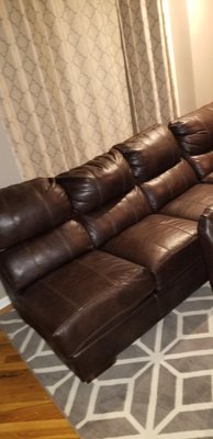 Living room Remodel - We painted installed curtains, delivered and set up furniture. Additional photos soon.