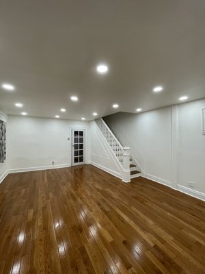 Living Room Renovation & Half Bath - This was a renovation on an outdated living room with no bath in the first floor for guests. We went in added a half bath under the steps. Re did the ceiling and repair some walls.
With a fresh coats of paint it can alive, let’s not forget those lights! ✨ Living Room Renovation & Half Bath - This was a renovation on an outdated living room with no bath in the first floor for guests. We went in added a half bath under the steps. Re did the ceiling and repair some walls.
With a fresh coats of paint it can alive, let’s not forget those lights! ✨