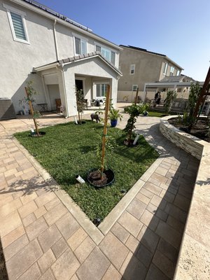 Backyard Oasis - Transforming outdoor dreams into concrete reality! 🏡✨ Our latest project with a new homeowner elevated their outdoor living space to extraordinary heights. The magic? Stamped Roman Slate Concrete in a stunning two-tone effect, complemented by strategic drainage, elegant pavers, and the lush addition of real grass with a state-of-the-art irrigation system. Ready to redefine your outdoor oasis? Let’s make it extraordinary! Backyard Oasis - Transforming outdoor dreams into concrete reality! 🏡✨ Our latest project with a new homeowner elevated their outdoor living space to extraordinary heights. The magic? Stamped Roman Slate Concrete in a stunning two-tone effect, complemented by strategic drainage, elegant pavers, and the lush addition of real grass with a state-of-the-art irrigation system. Ready to redefine your outdoor oasis? Let’s make it extraordinary!