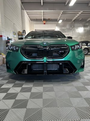 Full Front PPF Instal - This brand new m5 Touring came in for full front paint protection film. We always recommend bring in your new vehicle right away to help prevent rock chips! Full Front PPF Instal - This brand new m5 Touring came in for full front paint protection film. We always recommend bring in your new vehicle right away to help prevent rock chips!