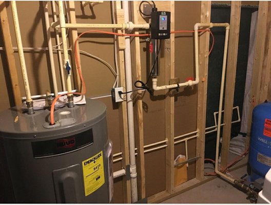 Water Treatment System Install - This install was necessary to protect the water quality and plumbing system/fixtures of the home. We took care of the high iron problem, the Water Treatment System Install - This install was necessary to protect the water quality and plumbing system/fixtures of the home. We took care of the high iron problem, the