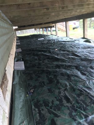 Customer wanted underneath his deck cleaned and tarp’d off so that the plants and other items would not grow back. - Customer wanted underneath his deck cleaned and tarp’d off so that the plants and other items would not grow back. Also a future storage option. Customer wanted underneath his deck cleaned and tarp’d off so that the plants and other items would not grow back. - Customer wanted underneath his deck cleaned and tarp’d off so that the plants and other items would not grow back. Also a future storage option.