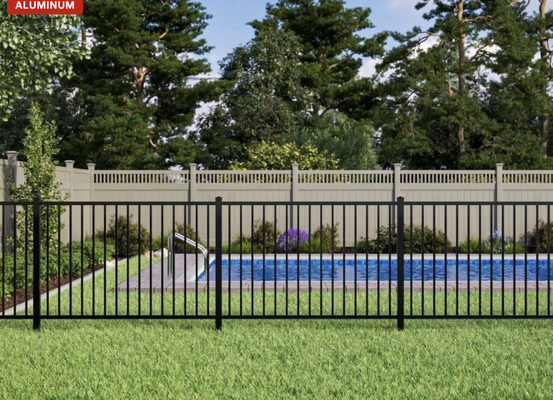 Aluminum Fencing - Ornamental style with zero rust and minimal upkeep. A sharp, clean look for front yards, pools, and commercial properties. Aluminum Fencing - Ornamental style with zero rust and minimal upkeep. A sharp, clean look for front yards, pools, and commercial properties.