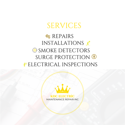 Services Offered - KDC Electric Repair Services Offered - KDC Electric Repair