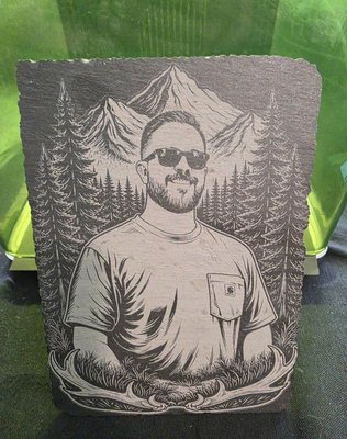 memorial plaques - Each memorial plaque is custom laser engraved on premium black slate to create a lasting tribute to your loved one or cherished pet. I carefully transform your favorite photo into a high-detail engraving, preserving the features and memories that matter most. Every plaque is personalized with names, dates, quotes, or meaningful messages and finished with a weather-resistant sealant for long-lasting indoor or outdoor display. Whether it's for a gravesite, memorial garden, or your home, each piece is crafted with care and respect to honor a life that will never be forgotten.