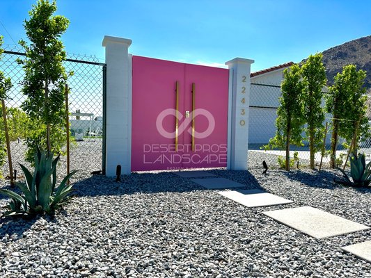 Windmill Residence - In this project we aim for a Palm Springs look in the middle of the mountains of Palm Springs!