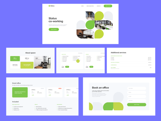 Website development for Status co-working - We, at Dojo Media, have been tasked with developing a website for "Status" a co-working space. Our team is thrilled to take on this project and create a website that effectively showcases the unique features and benefits of "Status" as a co-working space.

Our primary goal was to design a user-friendly and visually appealing website that provides a seamless browsing experience for visitors. We understand the importance of creating a professional online presence for "Status" as it plays a crucial role in attracting potential clients and establishing credibility in the co-working industry.

We worked closely with the team to gather information and tailor the website's design and content to meet their objectives. The website was designed to be user-friendly and visually appealing, effectively showcasing the unique features and benefits of "Status".

The website has helped "Status" attract and retain clients in the competitive co-working industry.