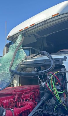 Auto Glass Repair - We got the windshield replaced on this semi truck, which suffered a horrible incident over the road, but we were able to get it repaired and get the driver safely back on the road Auto Glass Repair - We got the windshield replaced on this semi truck, which suffered a horrible incident over the road, but we were able to get it repaired and get the driver safely back on the road
