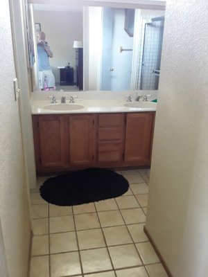 one of many bathroom updates! - My customer reached out to me for some assistance...she was ready for a new look in her bathroom! looks beautiful! another happy client!