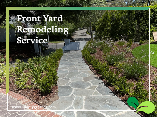 Front Yard Remodeling Service - Your front yard welcomes you home every day, so it should be an oasis you love coming home to. At Simply Green, we will work with you to plan the perfect configuration of landscaping plants, hardscaping, accents, and much more to create the personalized front yard you have always wanted. Our dedicated design team will survey your front yard and help you create a curated portfolio of design elements to build a fresh, unique landscape design you will adore and your neighbors will envy. We partner with local suppliers to build your landscape with rich materials, boutique plants, complimenting lighting arrangements, and sustainable elements that keep your front yard stunning season after season. Front Yard Remodeling Service - Your front yard welcomes you home every day, so it should be an oasis you love coming home to. At Simply Green, we will work with you to plan the perfect configuration of landscaping plants, hardscaping, accents, and much more to create the personalized front yard you have always wanted. Our dedicated design team will survey your front yard and help you create a curated portfolio of design elements to build a fresh, unique landscape design you will adore and your neighbors will envy. We partner with local suppliers to build your landscape with rich materials, boutique plants, complimenting lighting arrangements, and sustainable elements that keep your front yard stunning season after season.