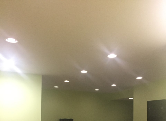 Cieling Fan Installation - This basement needed a little more light and air movement, looks amazing after this cieiing fan was installed.