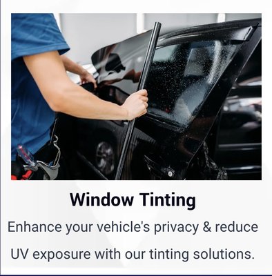 Tinting and Wrapping - Window tint is one of the most beneficial mods you can do to your ride. Keep prying eyes and the sun's rays off the inside of your ride.
We also offer wrap installations for those who wish to further customize their ride's appearance without painting the vehicle permanently. Talk to the expert today. Tinting and Wrapping - Window tint is one of the most beneficial mods you can do to your ride. Keep prying eyes and the sun's rays off the inside of your ride.
We also offer wrap installations for those who wish to further customize their ride's appearance without painting the vehicle permanently. Talk to the expert today.